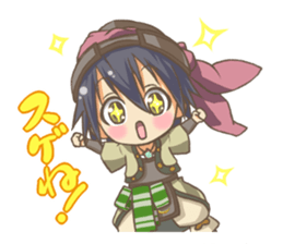 EBINO "MOE"character(boy and girl twins) sticker #13389841