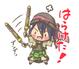 EBINO "MOE"character(boy and girl twins) sticker #13389843