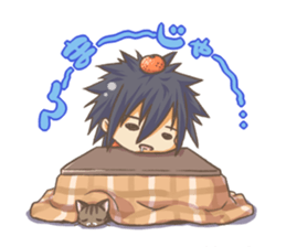 EBINO "MOE"character(boy and girl twins) sticker #13389845