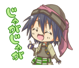 EBINO "MOE"character(boy and girl twins) sticker #13389849