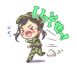 EBINO "MOE"character(boy and girl twins) sticker #13389851