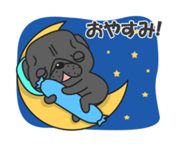 Kuro Pug Animated! sticker #13390223