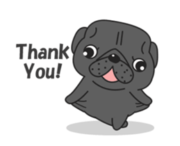 Kuro Pug Animated! sticker #13390224