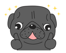 Kuro Pug Animated! sticker #13390225