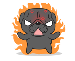 Kuro Pug Animated! sticker #13390229