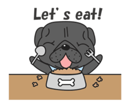 Kuro Pug Animated! sticker #13390242