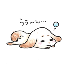 Cotton dog mofmof sticker #13390383