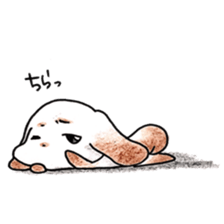 Cotton dog mofmof sticker #13390385