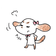 Cotton dog mofmof sticker #13390391