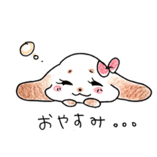 Cotton dog mofmof sticker #13390395