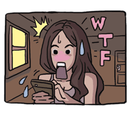 AsB - 131 My Best Friends It Horror. sticker #13391009