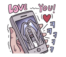 AsB - 131 My Best Friends It Horror. sticker #13391010