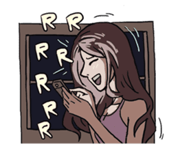 AsB - 131 My Best Friends It Horror. sticker #13391019