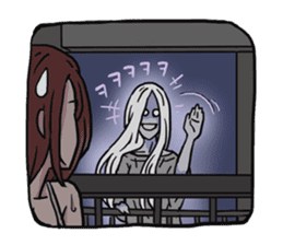 AsB - 131 My Best Friends It Horror. sticker #13391031