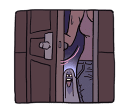 AsB - 131 My Best Friends It Horror. sticker #13391034