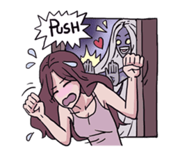 AsB - 131 My Best Friends It Horror. sticker #13391037