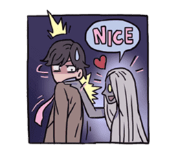 AsB - 131 My Best Friends It Horror. sticker #13391042