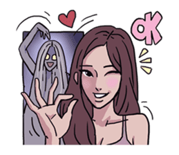 AsB - 131 My Best Friends It Horror. sticker #13391043