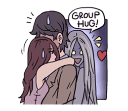 AsB - 131 My Best Friends It Horror. sticker #13391045