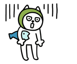 TOFU -White Cat- animation1 sticker #13392280