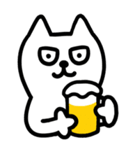 TOFU -White Cat- animation1 sticker #13392285