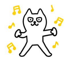 TOFU -White Cat- animation1 sticker #13392290