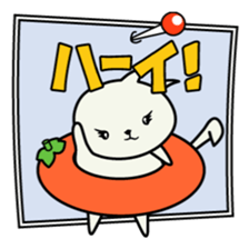 roku(69) of hooked tail cat sticker #13392880