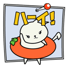 roku(69) of hooked tail cat sticker #13392880