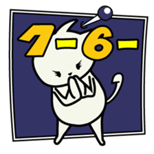 roku(69) of hooked tail cat sticker #13392896