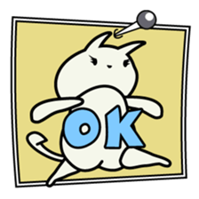 roku(69) of hooked tail cat sticker #13392900