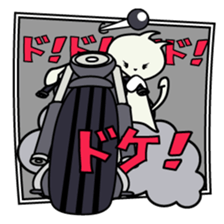 roku(69) of hooked tail cat sticker #13392904