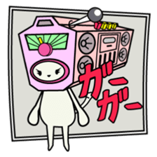 roku(69) of hooked tail cat sticker #13392906