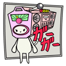 roku(69) of hooked tail cat sticker #13392906