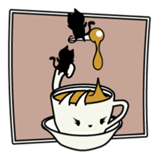 roku(69) of hooked tail cat sticker #13392907