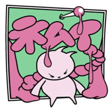 roku(69) of hooked tail cat sticker #13392909