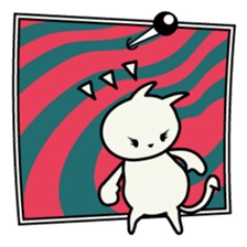 roku(69) of hooked tail cat sticker #13392916