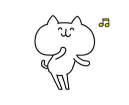 move! Freedom cat sticker #13393023