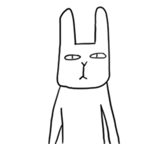 Weary Rabbit sticker #13393723