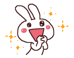 exciting cat and rabbit 2 sticker #13394662