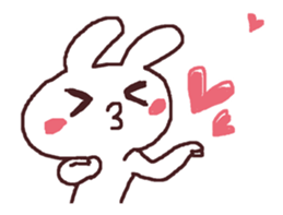 exciting cat and rabbit 2 sticker #13394666