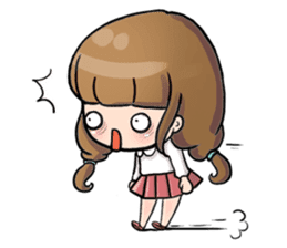 Hana the little girl sticker #13394775