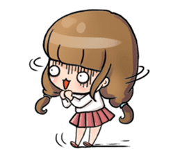 Hana the little girl sticker #13394776