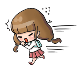 Hana the little girl sticker #13394777