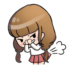 Hana the little girl sticker #13394778