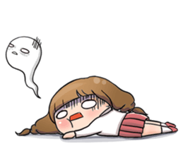 Hana the little girl sticker #13394779