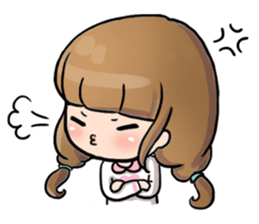 Hana the little girl sticker #13394784