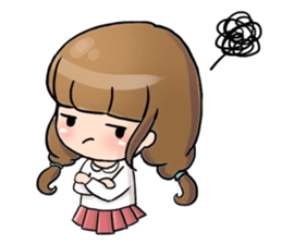 Hana the little girl sticker #13394785