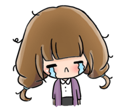 Hana the little girl sticker #13394787