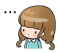 Hana the little girl sticker #13394792