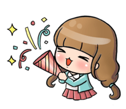 Hana the little girl sticker #13394796